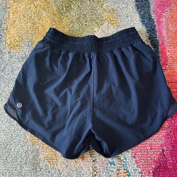 Lululemon Navy HR Hotty Hot Shorts - Picture 2 of 4
